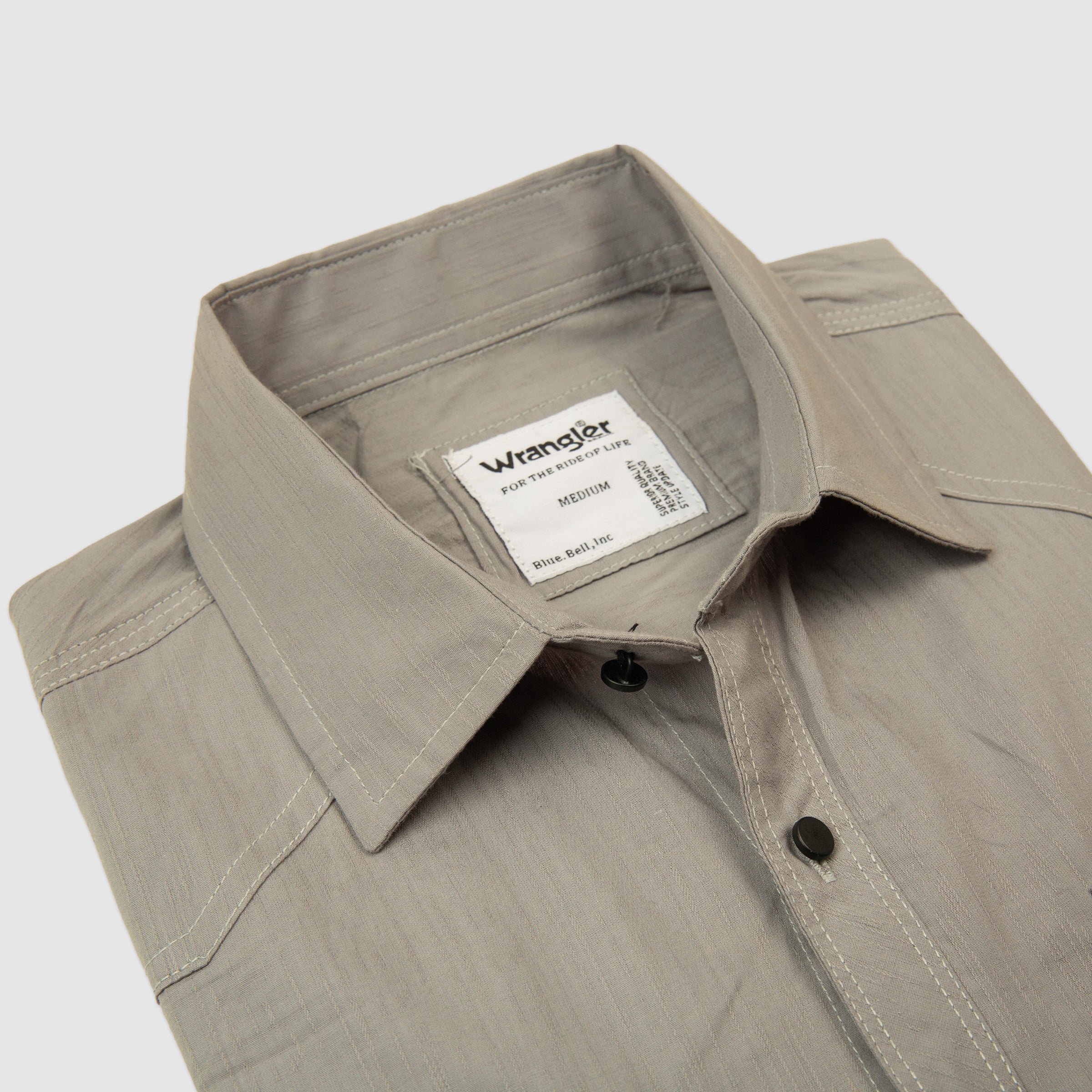 Full Sleeves Double Pocket Casual Shirt - Fawn