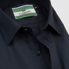 Formal Wear Plain Shirt - Navy Blue