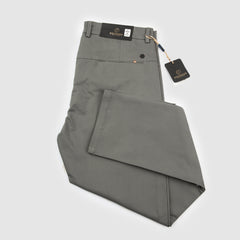 Skin Fitted Cotton Chinos Plain - Gray