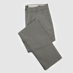 Skin Fitted Cotton Chinos Plain - Gray