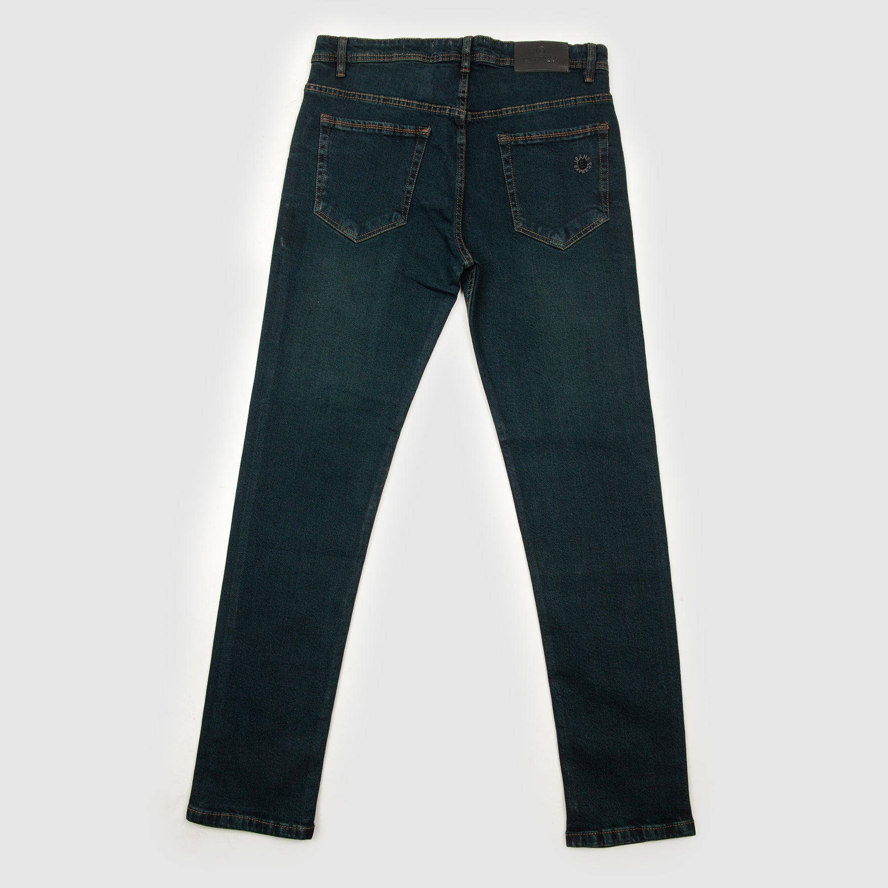 Plain Pure Denim Jeans - Midnight Navy Blue